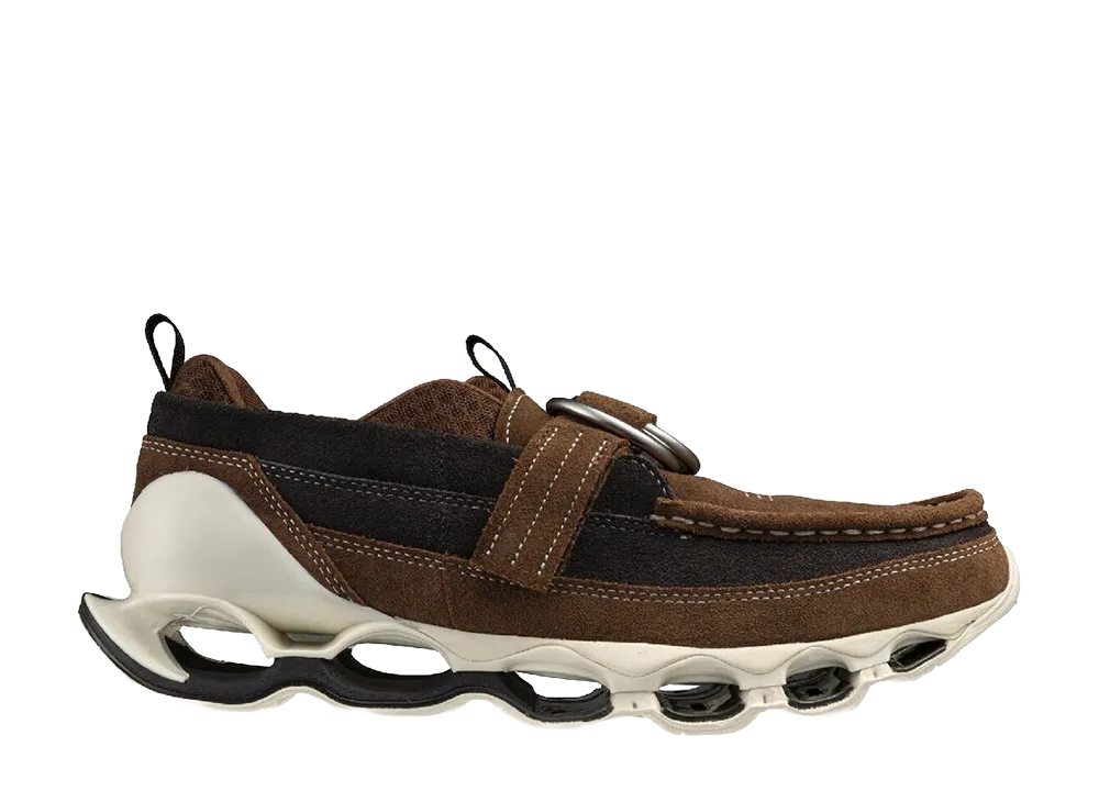 Setsumasa Kobayashi x Mizuno Wave Prophecy Ring Moc Brown Off White