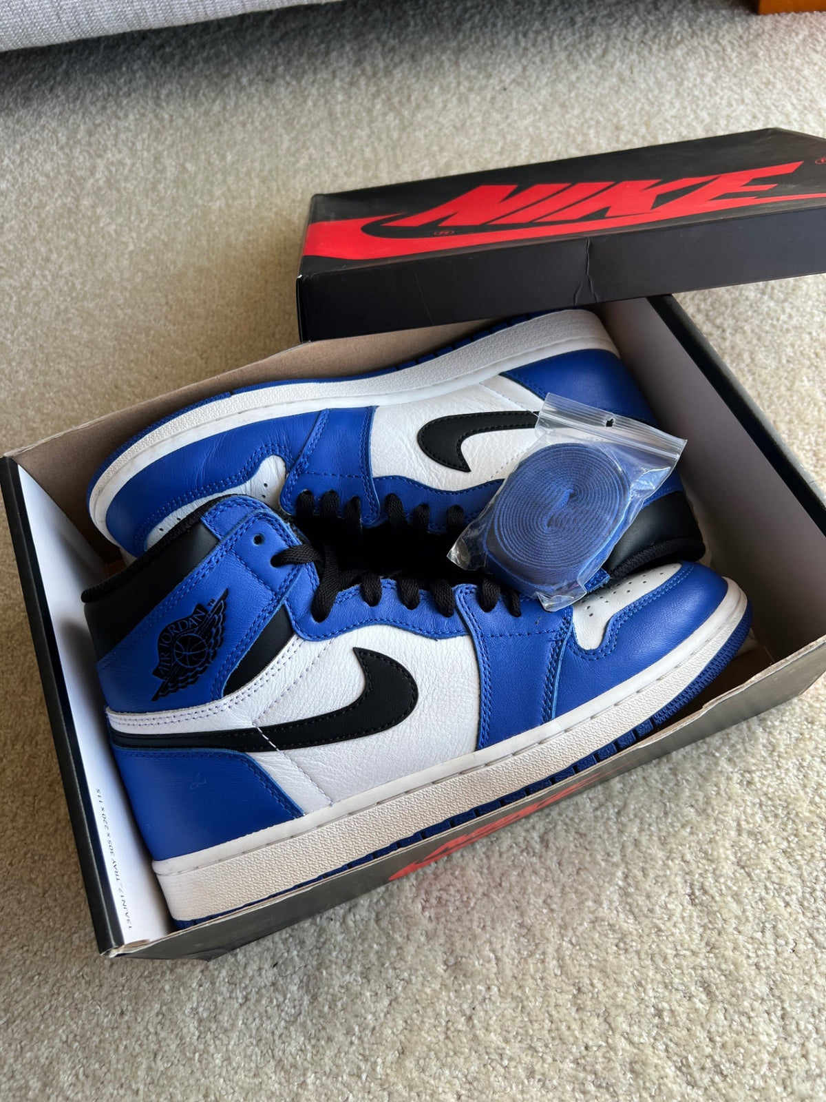 [USED A+] Jordan 1 Retro High &#39;Game Royal&#39; (2018) - 9 US (10.5 Women&#39;s) - Im Your Wardrobe