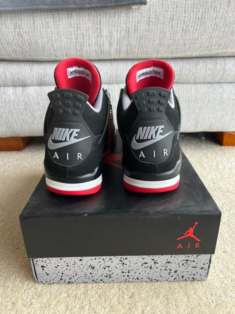 [USED A+] Jordan 4 Retro OG &#39;Bred&#39; (2019) - 9 US (10.5 Women&#39;s) - Im Your Wardrobe