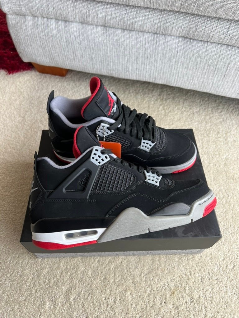 [USED A+] Jordan 4 Retro OG &#39;Bred&#39; (2019) - 9 US (10.5 Women&#39;s) - Im Your Wardrobe