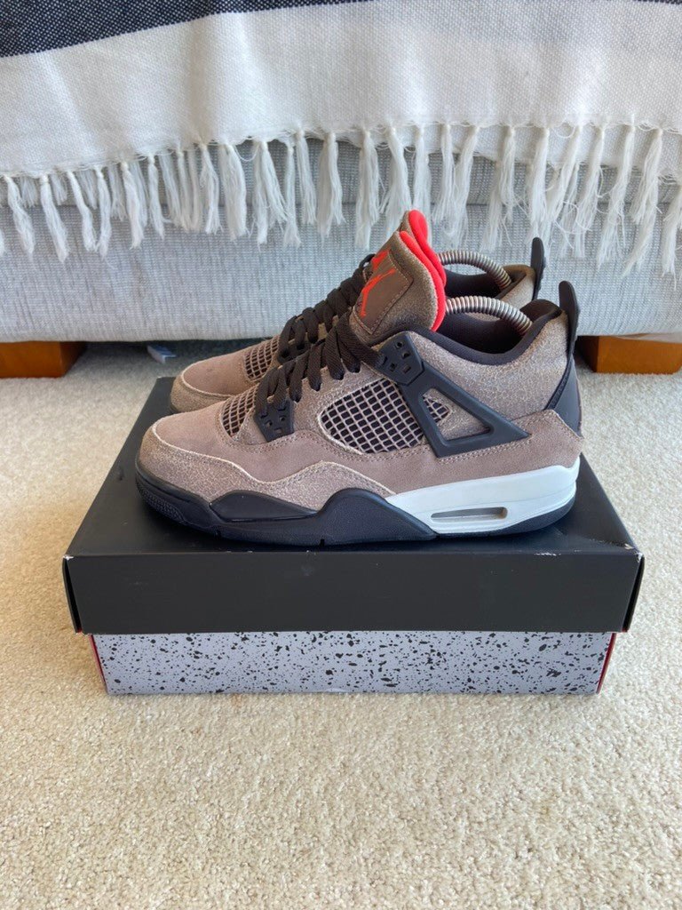 [USED A] Jordan 4 Retro Taupe Haze (GS) - 6.5Y (8 Women&#39;s) - Im Your Wardrobe