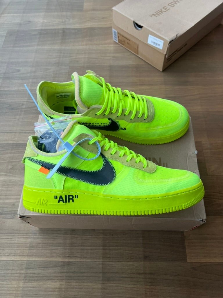 Buy USED A Nike Air Force 1 Low x Off White Volt 12 US 13.5 Women s in NZ Im Your Wardrobe