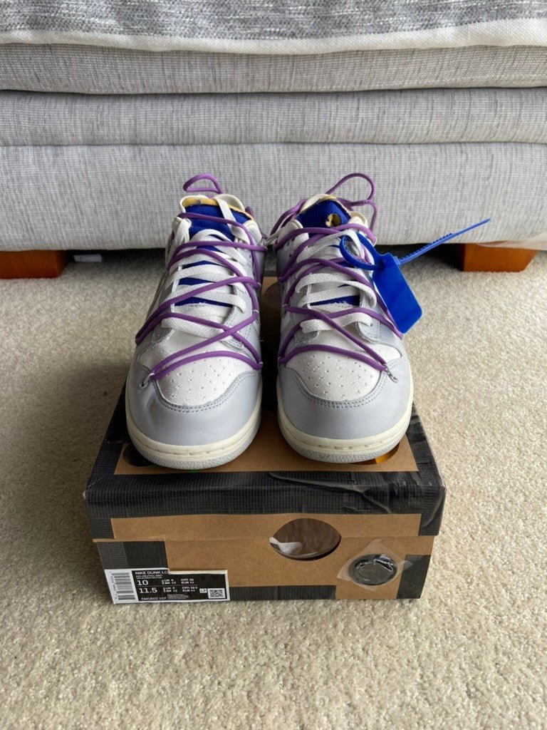 [USED A+] Nike Dunk Low x Off - White Lot 48 of 50 - 10 US (11.5 Women&#39;s) - Im Your Wardrobe