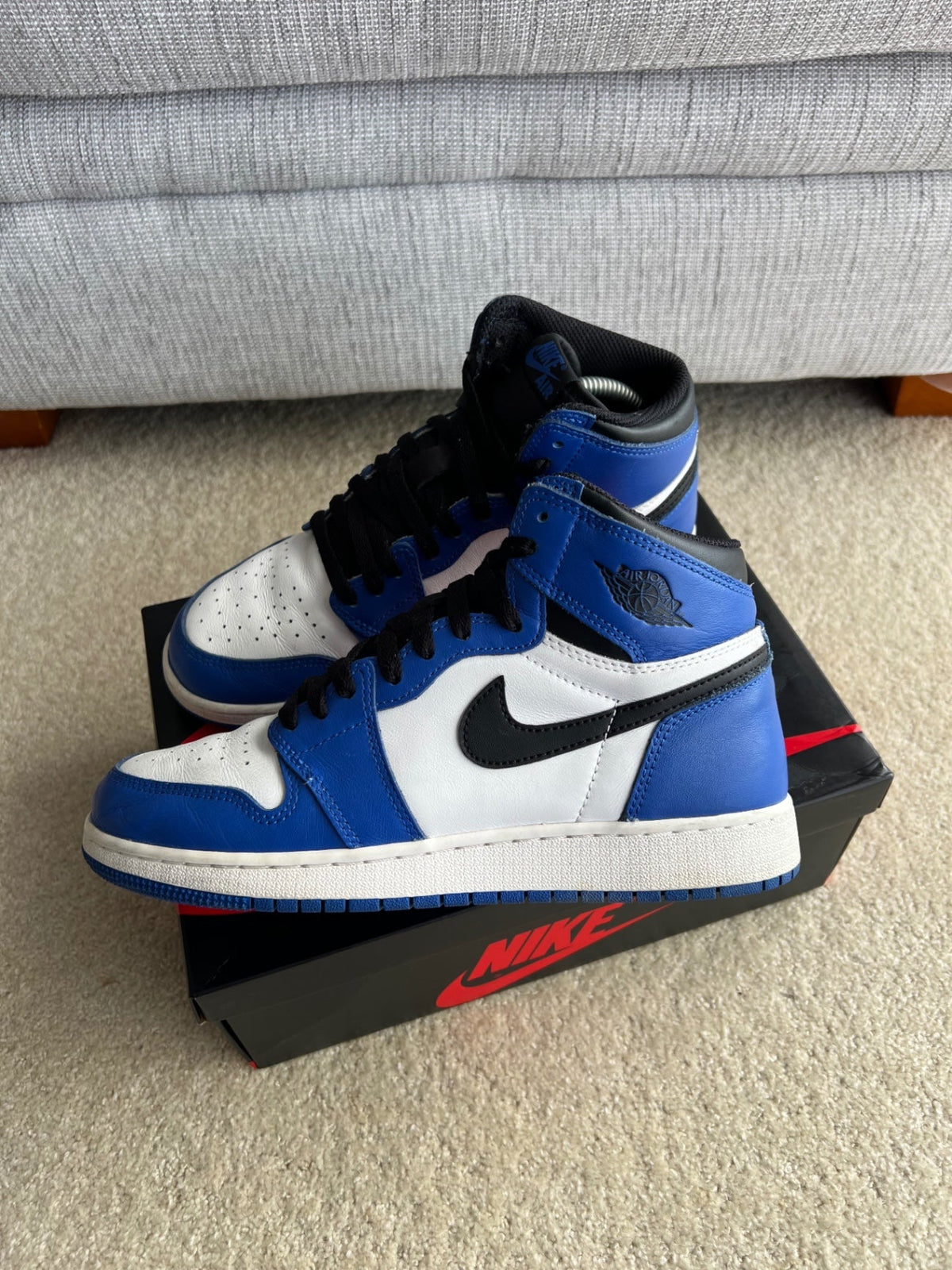 [USED B] Jordan 1 High Game Royal (GS) - 7Y (8.5 Women&#39;s) - Im Your Wardrobe