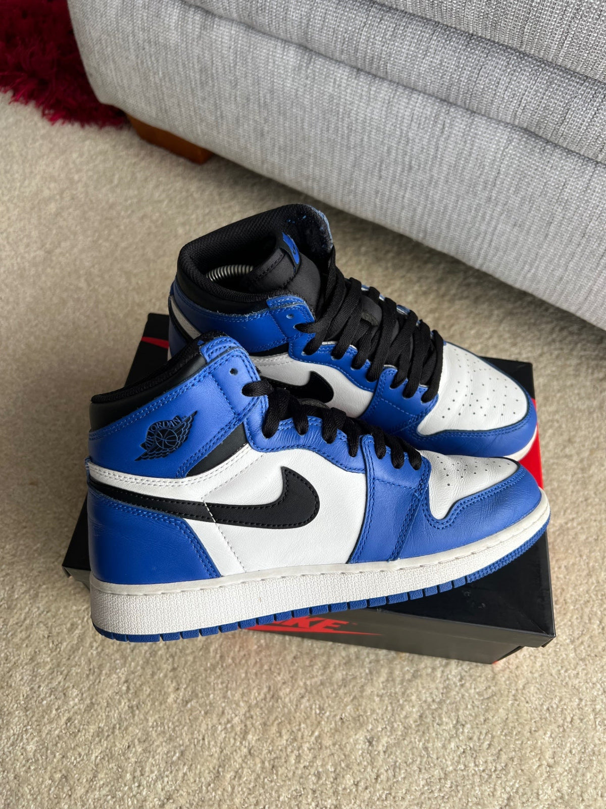 [USED B] Jordan 1 High Game Royal (GS) - 7Y (8.5 Women&#39;s) - Im Your Wardrobe