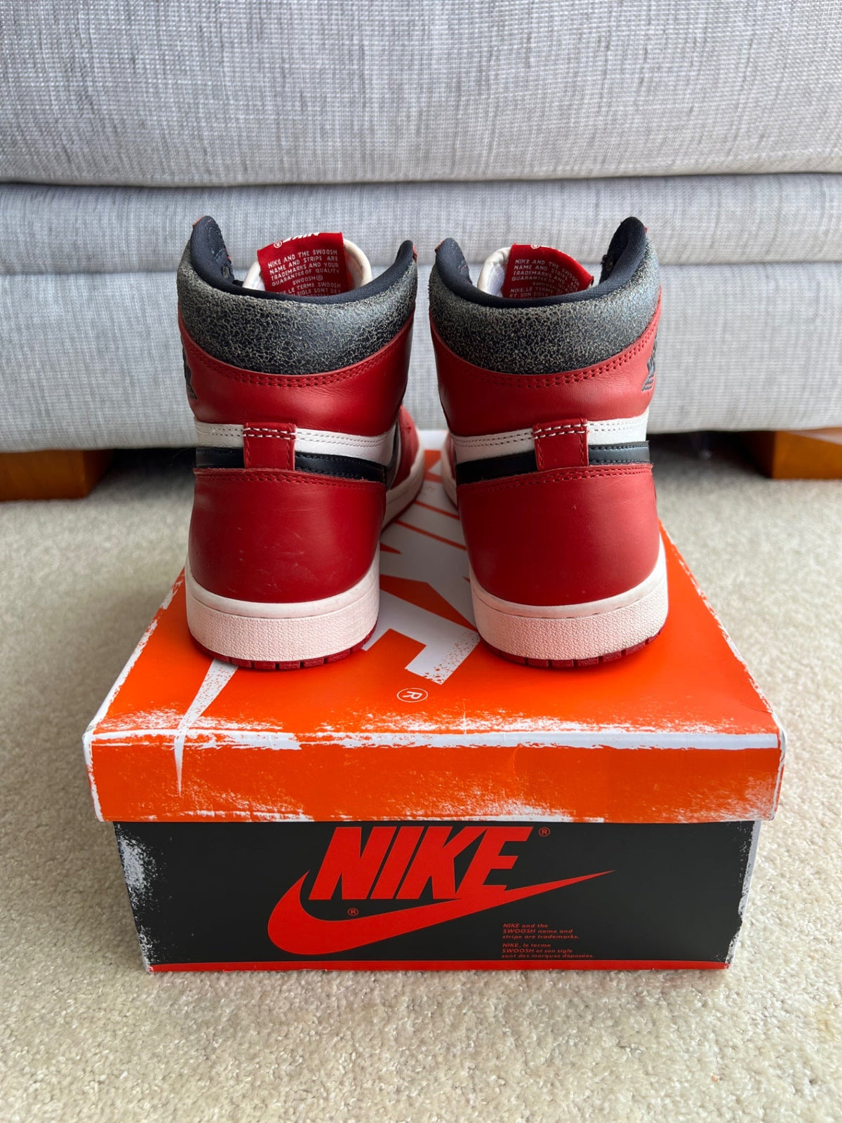 [USED B] Jordan 1 High Lost &amp; Found - 9 US (10.5 Women&#39;s) - Im Your Wardrobe