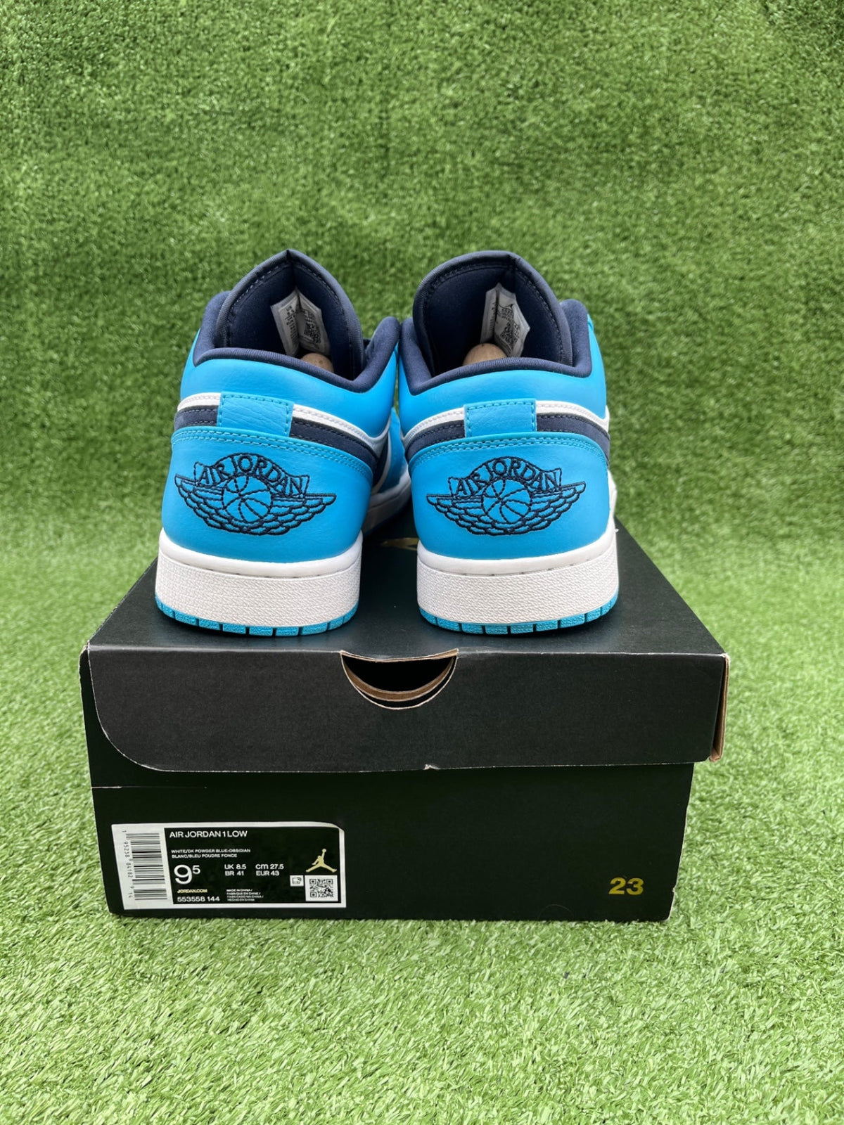 [USED B] Jordan 1 Low UNC (2021) - 9.5 US (11 Women’s) - Im Your Wardrobe