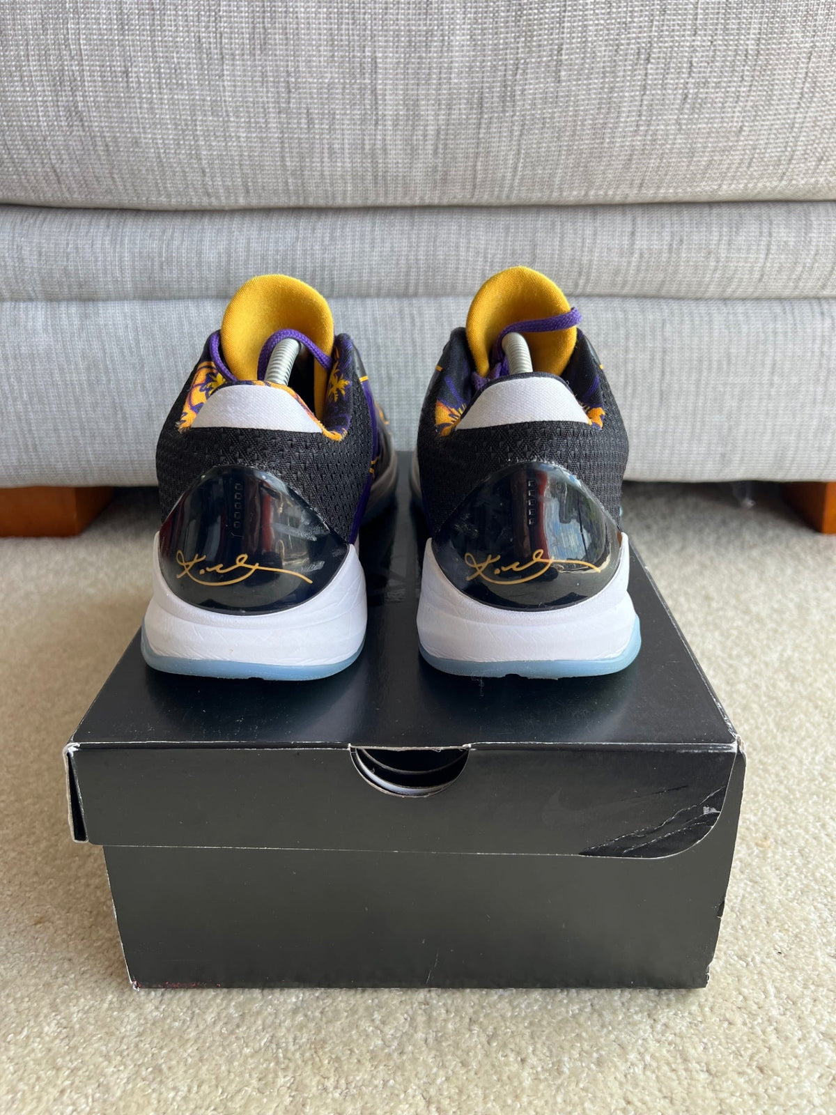 [USED B] Kobe 5 Protro Lakers &#39;5x Champ&#39; (2020) - 9 US (10.5 Women&#39;s) - Im Your Wardrobe