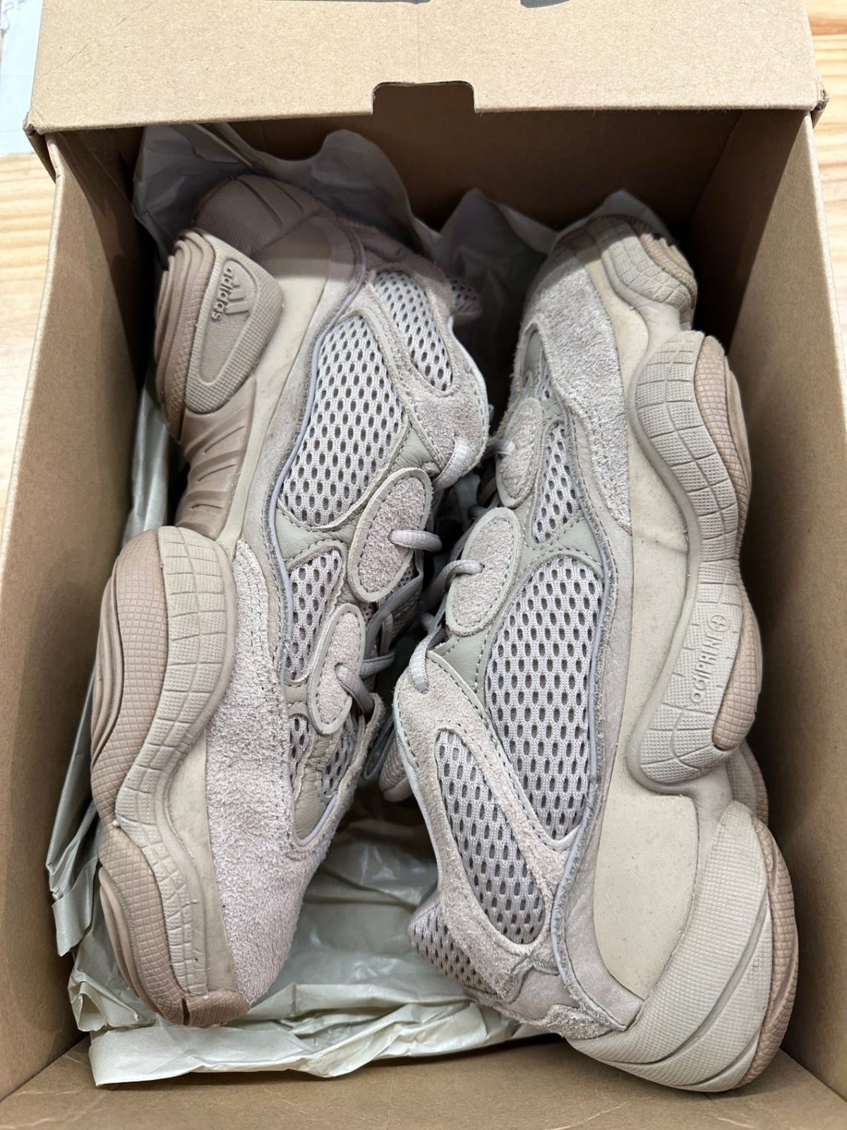 [USED B] Yeezy 500 Taupe Light (2021) - 8 US (9 Women’s) - Im Your Wardrobe