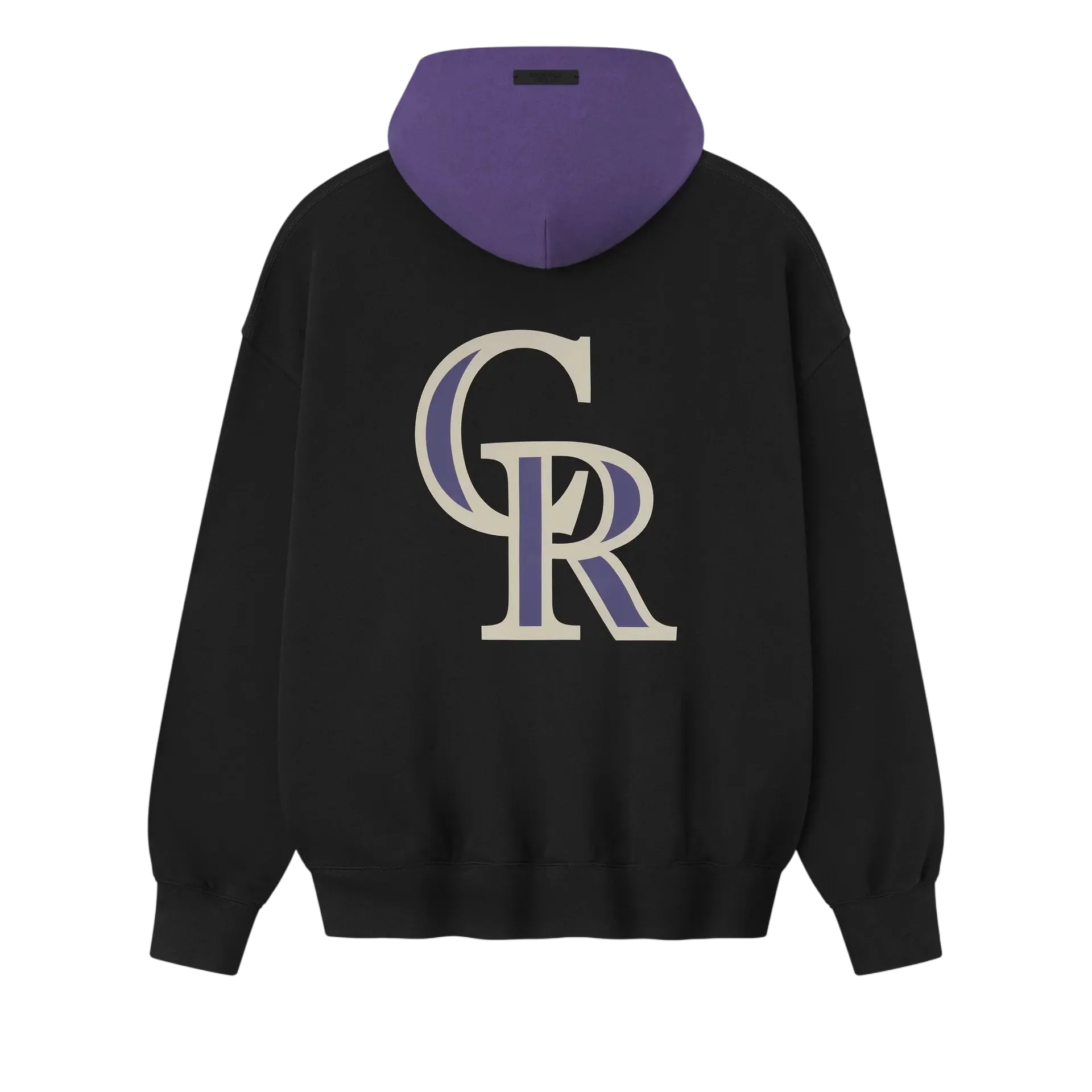 Fear of God Essentials Rockies Sport Hoodie Vintage Black/Purple Reign