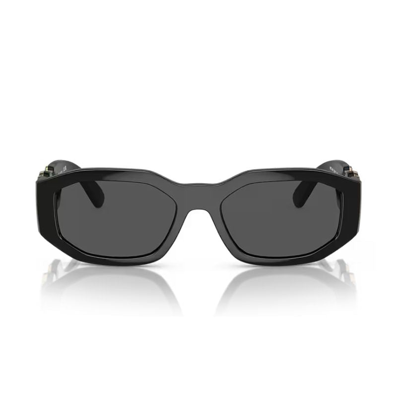 Versace Irregular Biggie Sunglasses Black/Black (VE4361) - Im Your Wardrobe