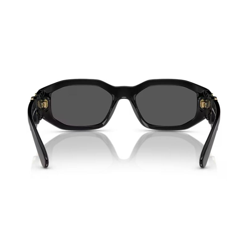 Versace Irregular Biggie Sunglasses Black/Black (VE4361) - Im Your Wardrobe