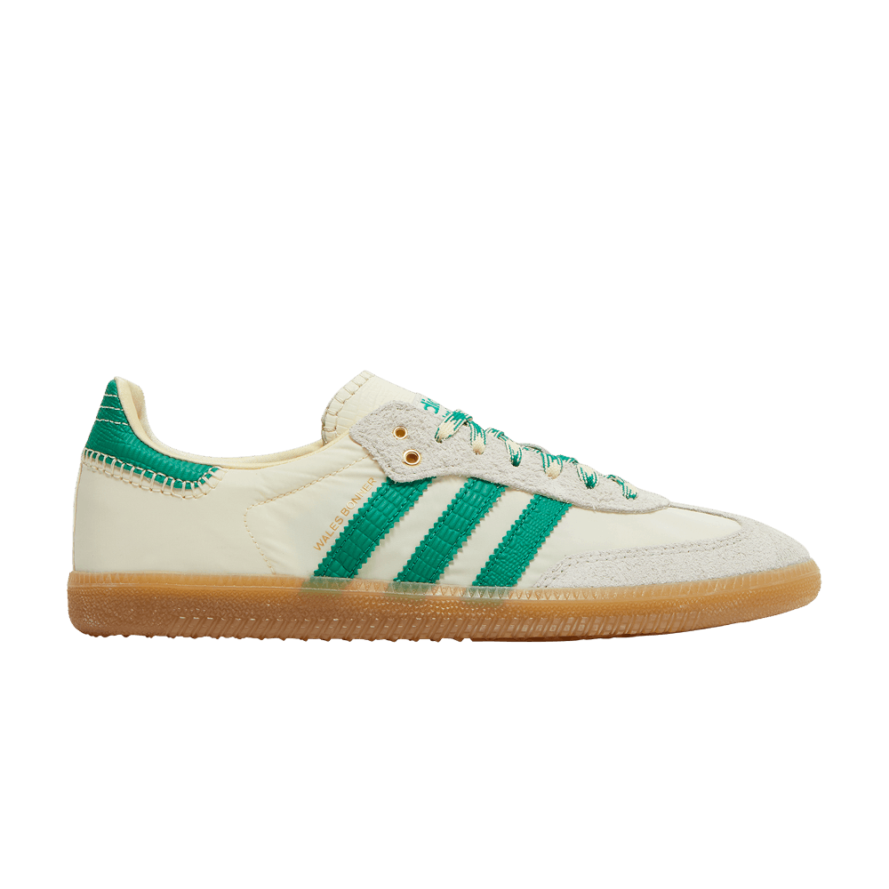 Wales Bonner x adidas Samba Cream White Bold Green - Im Your Wardrobe