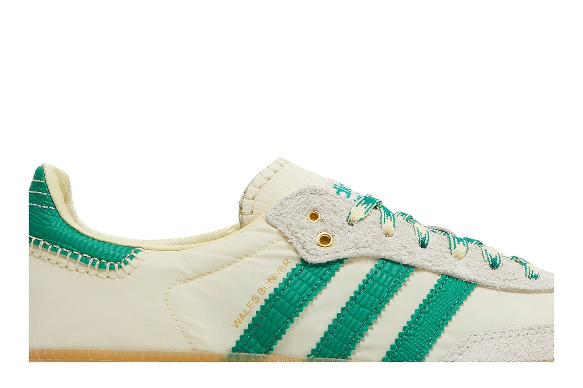Wales Bonner x adidas Samba Cream White Bold Green - Im Your Wardrobe
