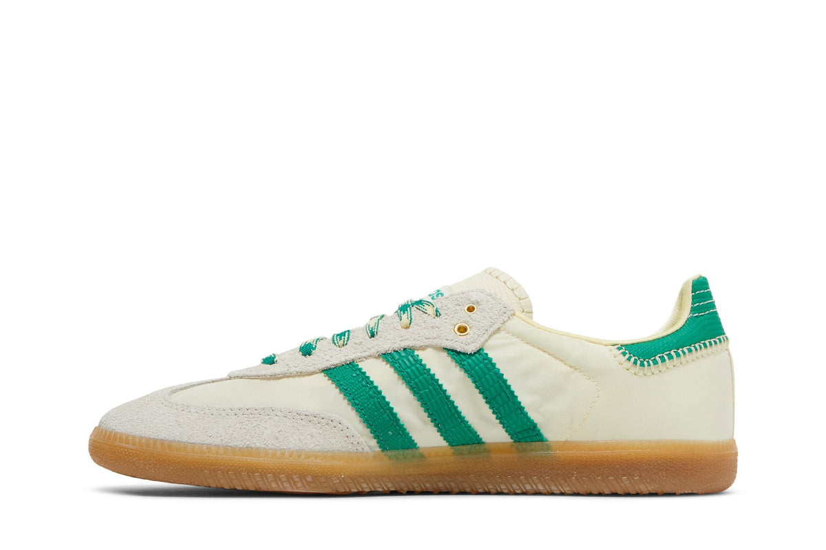 Wales Bonner x adidas Samba Cream White Bold Green - Im Your Wardrobe
