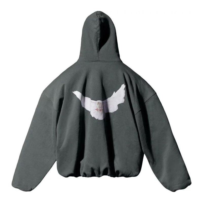 Yeezy Gap Engineered by Balenciaga Dove Hoodie Dark Green - Im Your Wardrobe