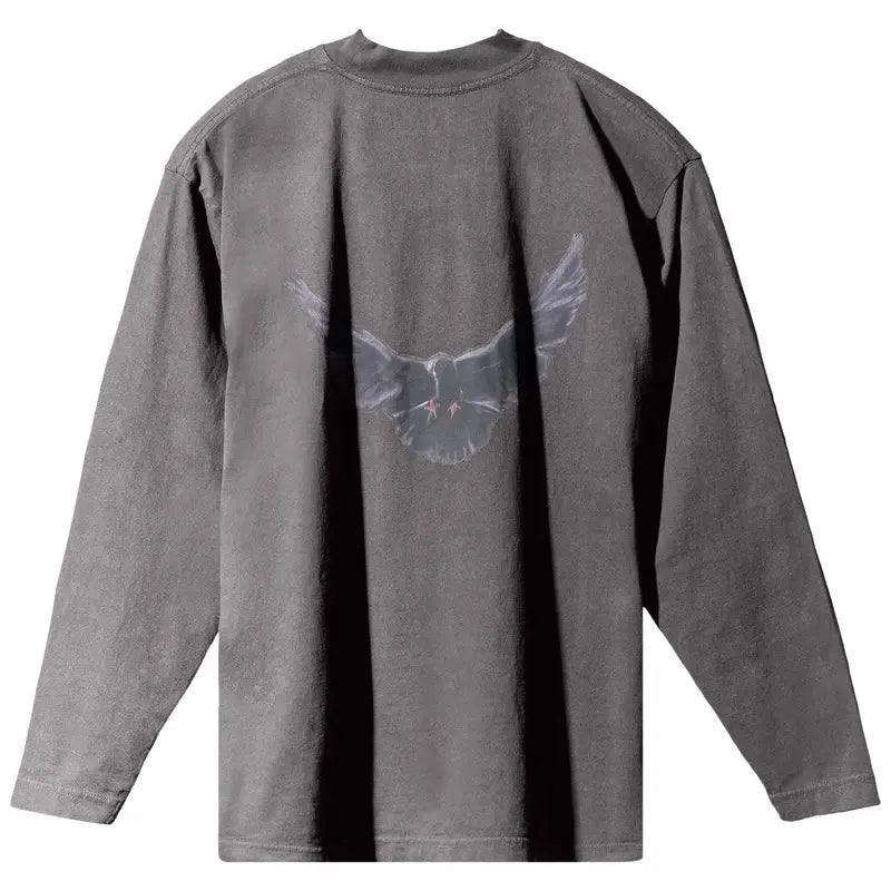 Yeezy Gap Engineered by Balenciaga Dove L/S Tee Dark Grey