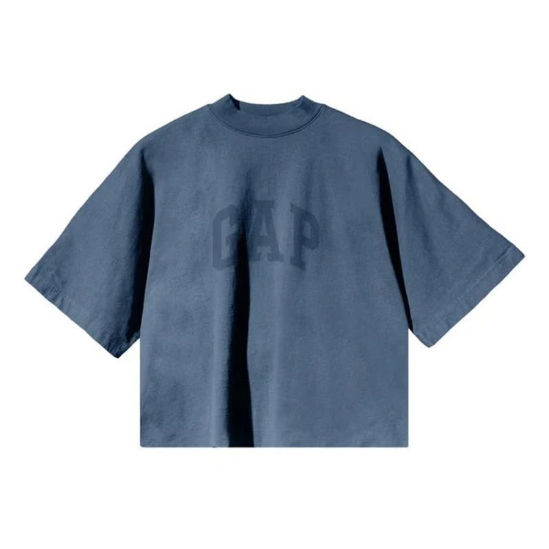 Yeezy Gap Engineered by Balenciaga No Seam Dove Tee (Dark Blue) - Im Your Wardrobe