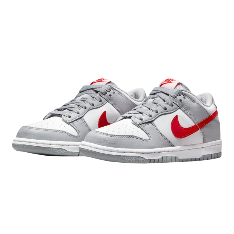 Nike Dunk Low - Wolf Grey Red (GS)